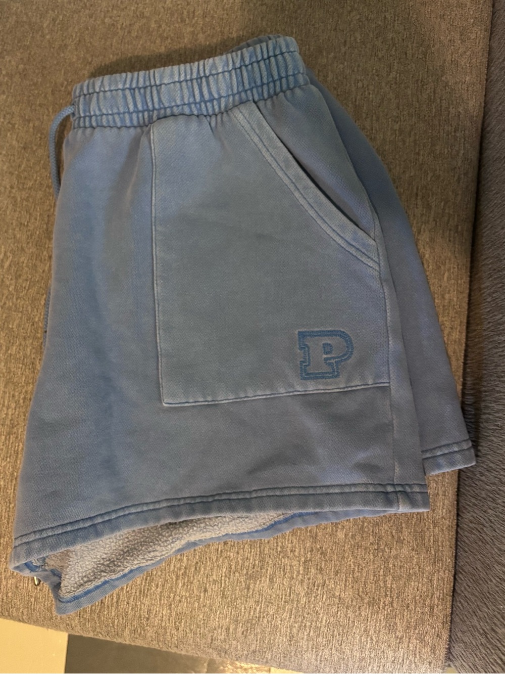 PINK Victoria's Secret Light Blue Athletic Pull-On Shorts